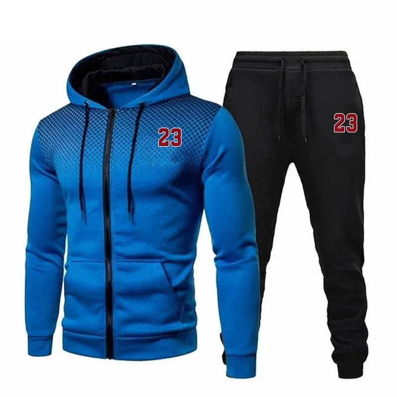 Survêtement de Sport à Capuche Homme (2 Pièces)