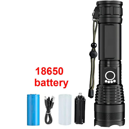 Lampe de Poche Tactique LED Rechargeable
