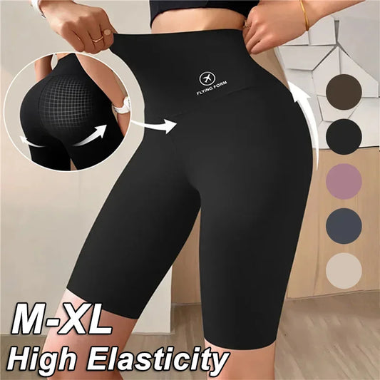 Short de Sport Taille Haute Push-Up Femme (M-XL)