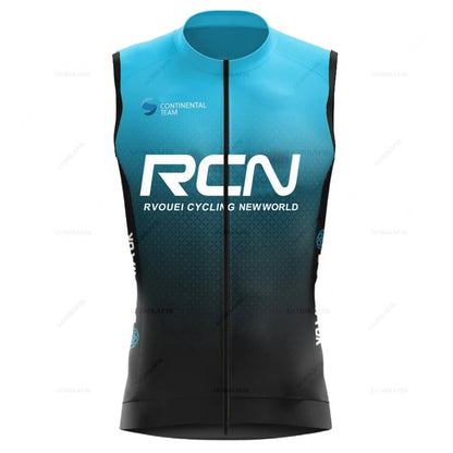 Gilet de Cyclisme Coupe-Vent & Respirant Rvouei