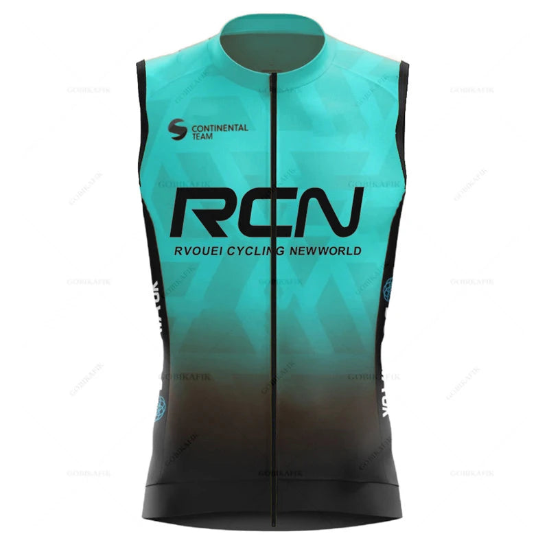 Gilet de Cyclisme Coupe-Vent & Respirant Rvouei