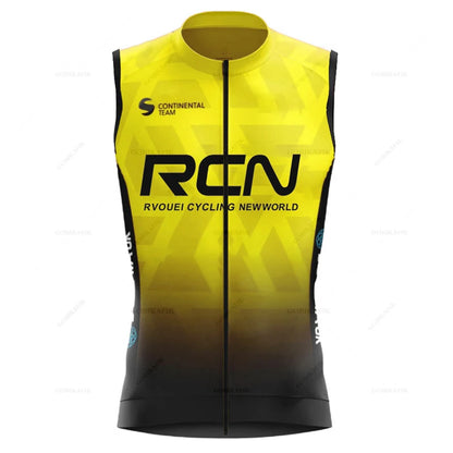 Gilet de Cyclisme Coupe-Vent & Respirant Rvouei