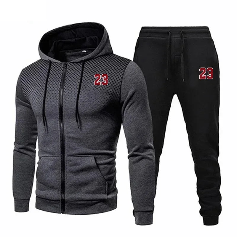 Survêtement de Sport à Capuche Homme (2 Pièces)