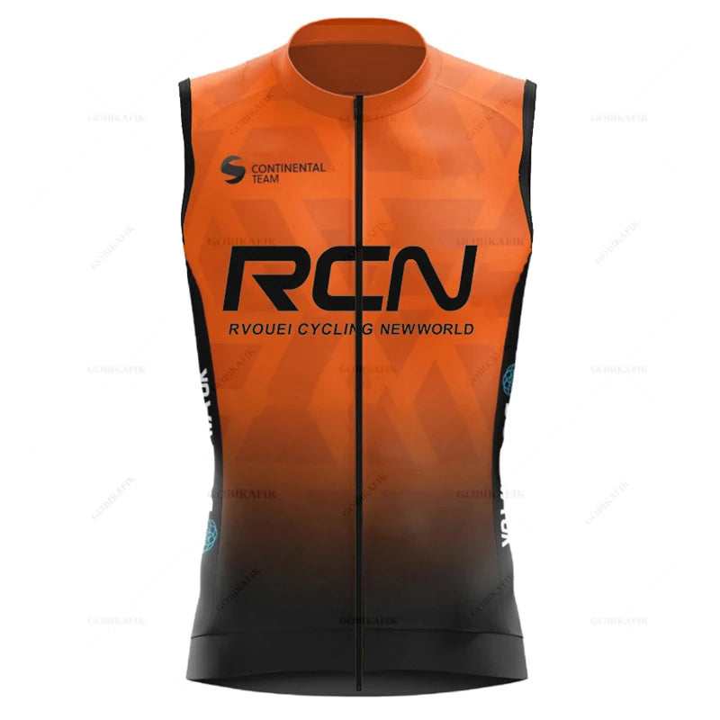 Gilet de Cyclisme Coupe-Vent & Respirant Rvouei