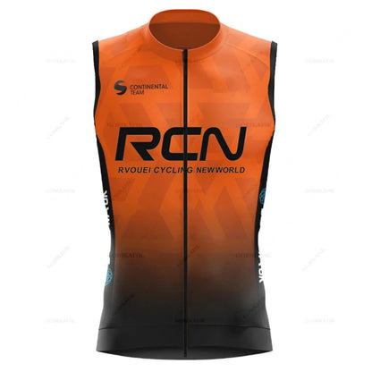 Gilet de Cyclisme Coupe-Vent & Respirant Rvouei