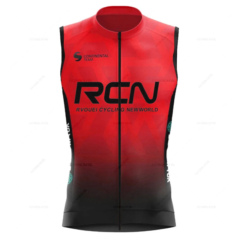 Gilet de Cyclisme Coupe-Vent & Respirant Rvouei