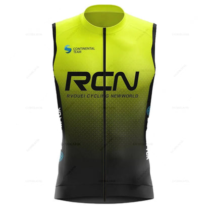 Gilet de Cyclisme Coupe-Vent & Respirant Rvouei