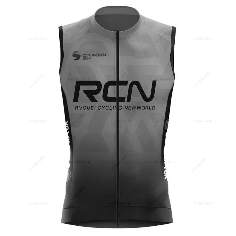 Gilet de Cyclisme Coupe-Vent & Respirant Rvouei