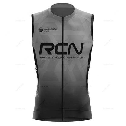 Gilet de Cyclisme Coupe-Vent & Respirant Rvouei