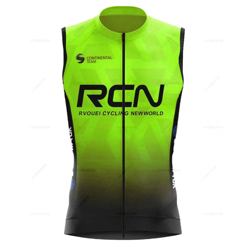 Gilet de Cyclisme Coupe-Vent & Respirant Rvouei